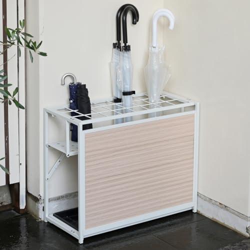 [山善] 傘立て 折り畳み傘対応 軽量 折りたたみ可能【完成品】 傘たて 24本用 屋外 幅57.5...