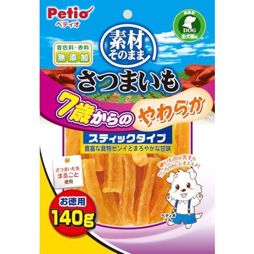 ペティオ (Petio) 素材そのまま さつまいも 7歳からのやわらかスティックタイプ 140g