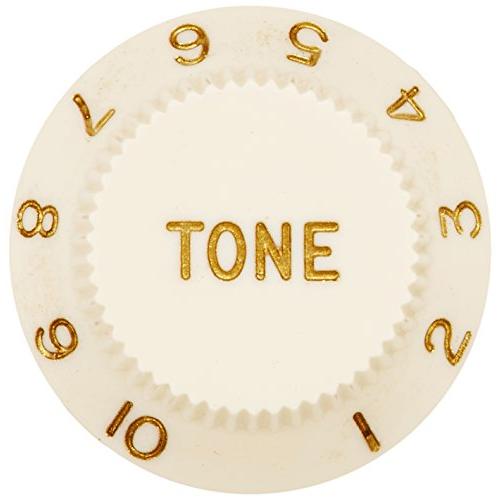 SCUD エレキギターノブ STタイプノブ トーン インチ/ミリ供用 エイジドホワイト KP-240...