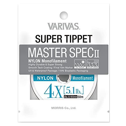 VARIVAS(バリバス) スーパーティペット マスタースペックII ナイロン 4X 50m 5.1...