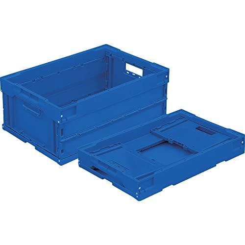 トラスコ中山(TRUSCO) α折りたたみコンテナ 30L ダークブルー TR-S30DB