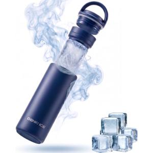 GenkiIce 氷嚢 水筒型 氷のう 魔法瓶 【真の-5℃凍結保冷ジェル】飲める 結露しない 水不要 携帯 アイスパック 熱中症対策 グッズ