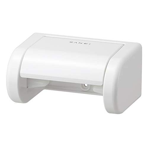 SANEI ワンタッチペーパーホルダー マットホワイト 芯ありペーパー用 ビス付き W37-MW2