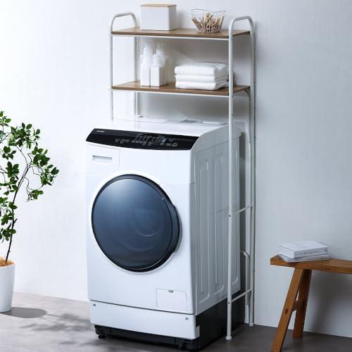 【1台ですっきり】アイリスオーヤマ ランドリーラック 洗濯機ラック 幅固定タイプ(70cm) ホワイ...