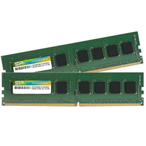 シリコンパワー デスクトップPC用メモリ DDR4-2400(PC4-19200) 8GB×2枚 288Pin 1.2V CL17 SP016G｜plusa-main