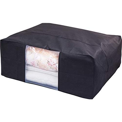 アストロ 布団収納袋 布団一式保管 黒 不織布 抗菌・防臭 617-53