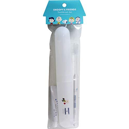 FINE(ファイン) スヌーピー&amp;フレンズ 歯ブラシセット ホワイト 1セット