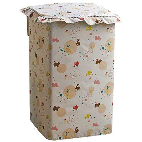 ちゃみ 洗濯機カバー 防水 防塵 日焼け止め 紫外線カット 外置き 上開き ファスナー開閉式（S 5...