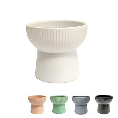 IAM NATURAL 脚付きフードボウル 脚付 ペット ボウル フードボウル 犬 猫食器 陶器 ウ...