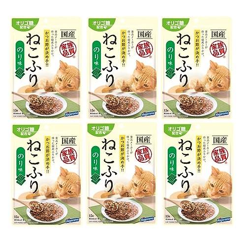 はごろも 猫用おやつ ねこふり (国産) のり味 15グラム×6個 (まとめ買い)