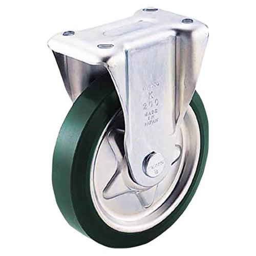 TRUSCO(トラスコ) プレス製ウレタンキャスター 固定 Φ100 TUK-100