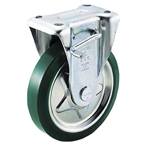 TRUSCO(トラスコ) プレス製ウレタンキャスター 固定ストッパー付 Φ75 TUKB-75