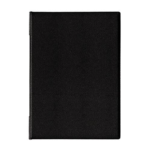 オープン工業 メニューファイル A4 レザー調 黒 MN-150-BK