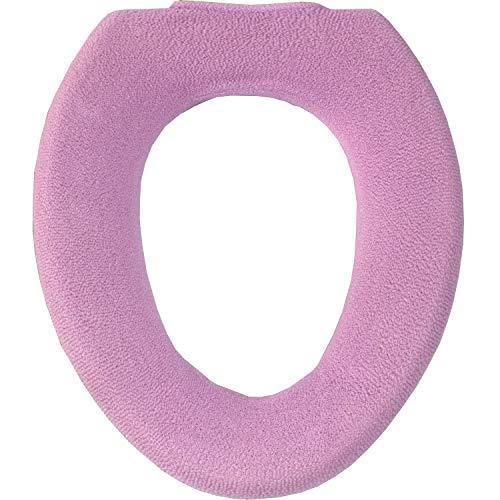 オカ(OKA) 便座カバー エトフ O型 抗菌 防臭 ピンク 約16×35×2cm