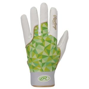Rawlings(ローリングス)野球用 守備用 手袋 片手 ウィザードフィールドグラブ EFG25S01 ホワイト/Lグリ-ン XL 左手用