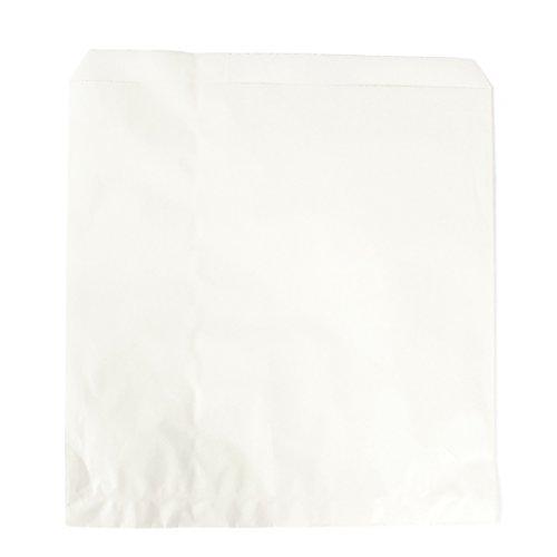 パックタケヤマ 紙袋 マチなし 平袋 小分け 平1 白 500枚 XZT00326