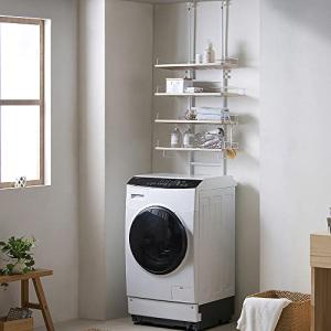 ekans(エカンズ) 棚付きランドリーラック LSH-530W 棚3段タイプ