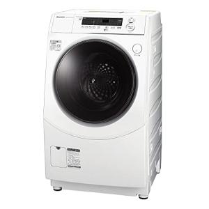 シャープ ドラム式 洗濯乾燥機 洗濯10kg/乾燥5kg ES-H10G-WL ヒートセンサー乾燥 幅64cm 左開き(ヒンジ左) ホワイト 低｜plusa-main
