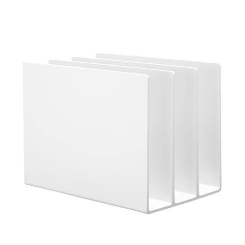 無印良品 スチロール仕切りスタンド・ホワイトグレー 小 約210×135×160mm 3仕切 NDA...