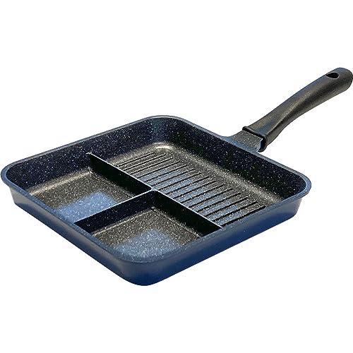 和平フレイズ 3面フライパン トリプルパン 24×24cm ふっ素樹脂加工 PFOAフリー IH・ガ...