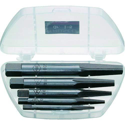 TRUSCO(トラスコ) エキストラクターセット 角型 5本組 プラケース入 EXS-1815K