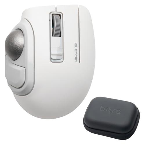 エレコム トラックボールマウス bitra 静音 親指操作 Bluetooth 無線2.4GHz 2...