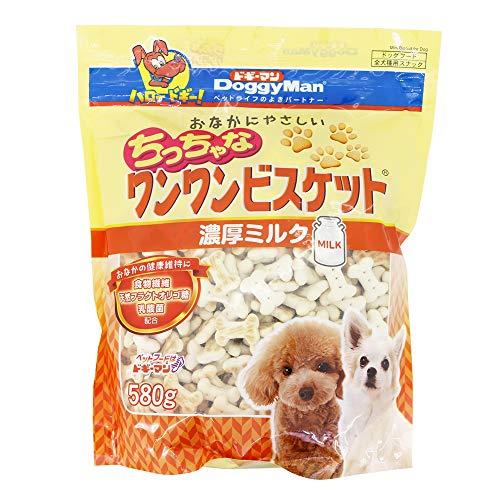 ドギーマン 犬用おやつ おなかにやさしいちっちゃなワンワンビスケット 濃厚ミルク 580グラム (x...