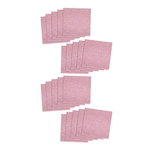 おくだけ吸着 メランジピンク 犬 (20枚入) 30cm×30cm