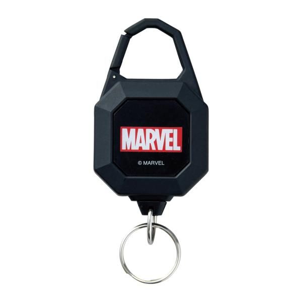 リヒトラブ マーベル カラビナリール 耐荷重200g ロゴ MV7786