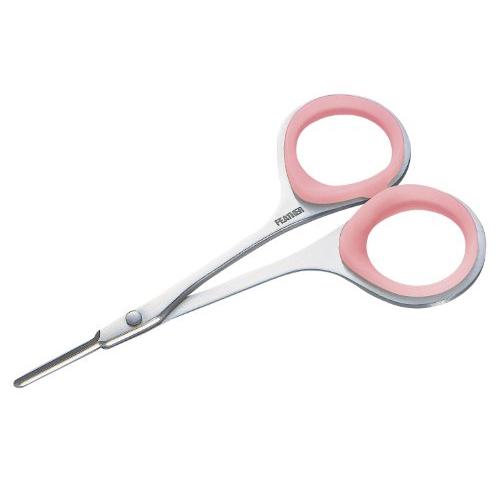 FEATHER(フェザー) プリエ エチケットはさみ 保護カバー付 日本製 レディース ムダ毛処理 ...