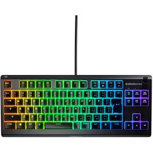 SteelSeries ゲーミングキーボード テンキーレス 有線 Apex 3 TKL US 英語配...