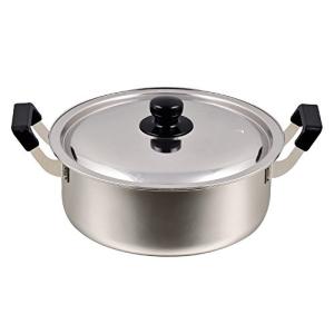 パール金属 両手鍋 28cm IH対応 大容量 だんらん ステンレス製 （ ガス