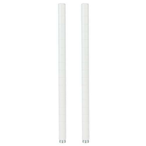 ドウシシャ ルミナス ラテ ラック スチールラックパーツ 高さ延長ポール 支柱 2本セット ポール径...