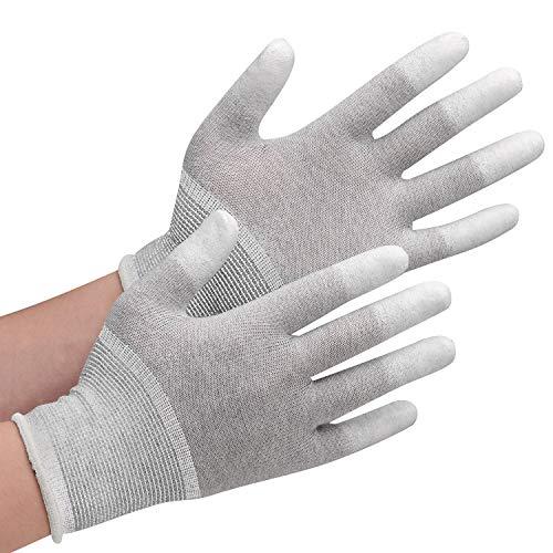 [ミドリ安全] 品質管理 手袋 作業用 滑り止め 静電気対策 SPU131CN 指先コーティング S...