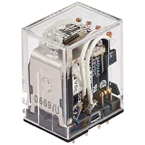 omron ミニパワーリレー 基準形 4極シングル接点 プリント基板用端子(正式製品型番:MY4-0...