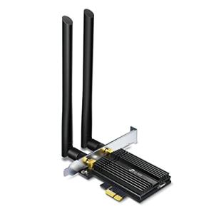 TP-Link WiFi ワイヤレス アダプター 無線LAN Wi-Fi6 PCI-Express Bluetooth5.0 2402 + 57｜plusa-main