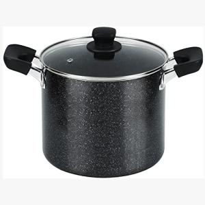 パール金属 寸胴鍋 21cm IH対応 ママディナー ガラス蓋付き （ ih ガス