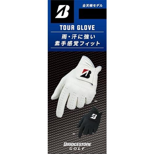BRIDGESTONE(ブリヂストン) ゴルフグローブ TOUR GLOVE ホワイト ショートスペ...