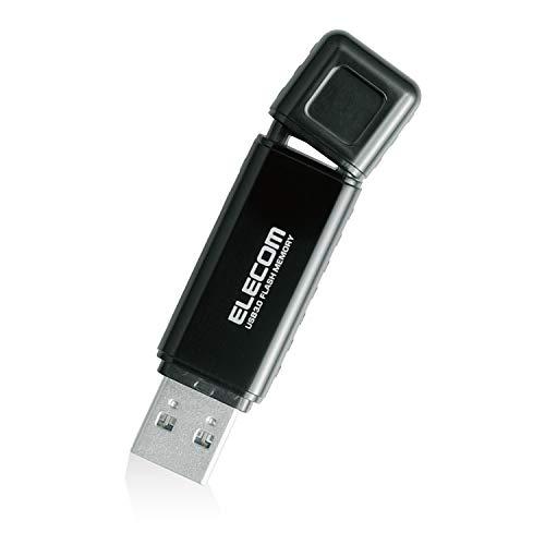 エレコム USBメモリ 128GB USB3.0 Windows/Mac対応 キャップ紛失防止 1 ...