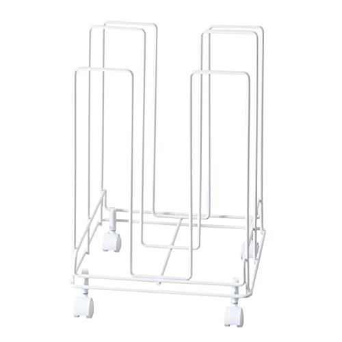 パール金属 収納 ダンボール ラック ダンボールストッカー ワイド キャスター付 幅31 × 奥行3...