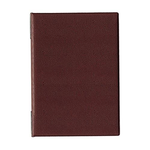 オープン工業 メニューファイル B5 レザー調 茶 MN-170-BR