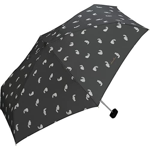 Wpc. 雨傘 キャッツ ミニ チャコール 折りたたみ傘 50cm レディース 晴雨兼用 猫 コンパ...