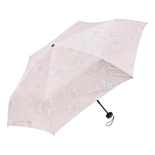 Waterfront 折りたたみ傘 雨傘 umbulatio ネオミニ スケッチフラワーラテベージュ...