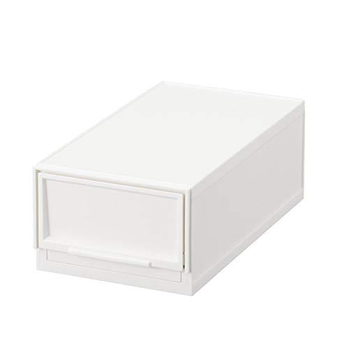 サンカ モジュールケース 組み合わせ自由自在 引き出し収納ケース スリムS ホワイト ライフスタイル...