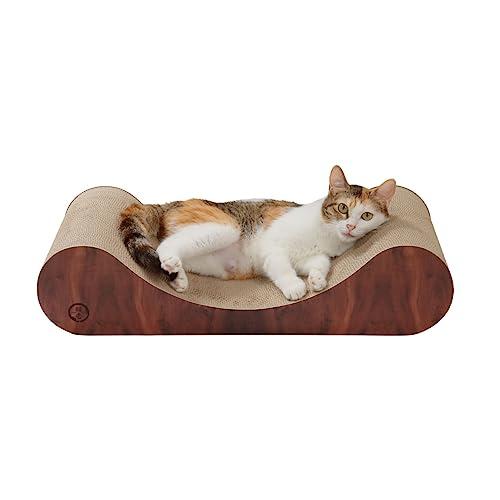 猫壱 バリバリベッド (L カール ダークブラウン)