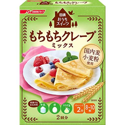 日清製粉ウェルナ おうちスイーツ もちもちクレープミックス 200g ×6箱