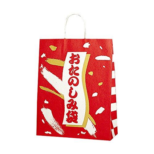 シモジマ ヘイコー 手提 紙袋 おたのしみ袋A 2才 32x11.5x41cm 50枚