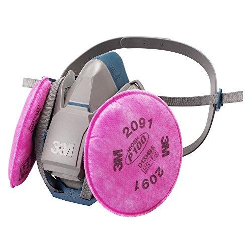 3M取替え式防じんマスクM(防毒マスク兼面体)6500QL/2091-RL3M