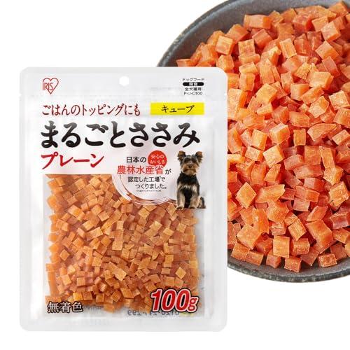 アイリスオーヤマ まるごとささみジャーキーキューブ プレーン100ｇ