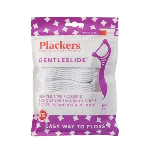 デンタルフロス Plackers ジェントルクリーンミント味75本 (1)